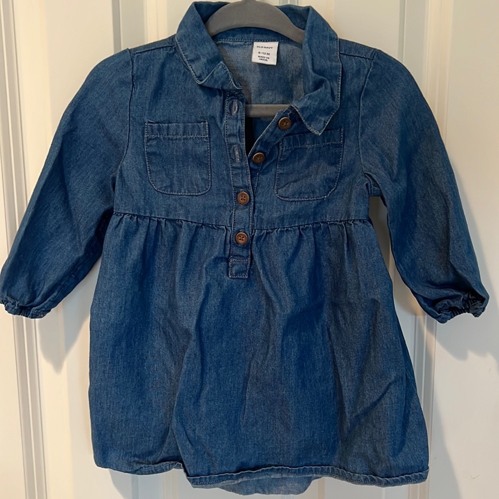 Old Navy Baby Denim Dress 6-12M